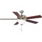 Progress Lighting AirPro Collection 52" Five-Blade Ceiling fan w/White Etched Light Kit P2599-09 - alternate 1